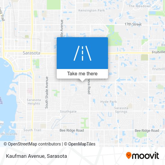Mapa de Kaufman Avenue