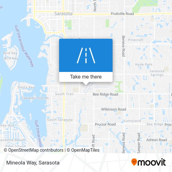 Mapa de Mineola Way