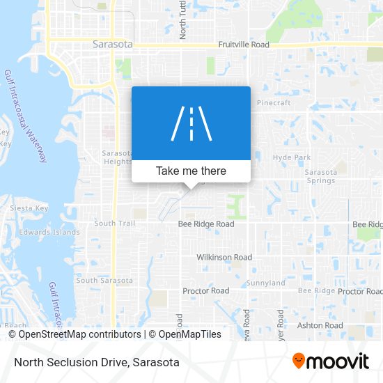 North Seclusion Drive map