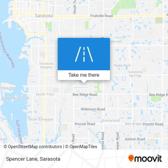 Spencer Lane map