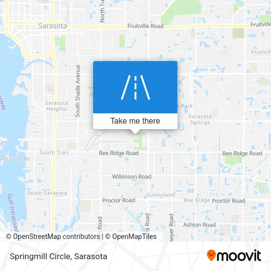 Springmill Circle map