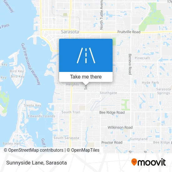 Sunnyside Lane map