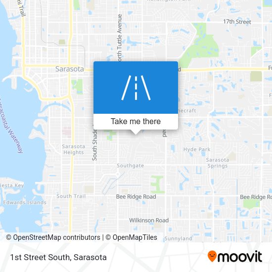 Mapa de 1st Street South