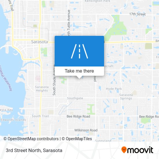 3rd Street North map