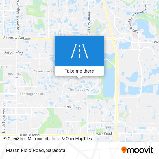 Marsh Field Road map
