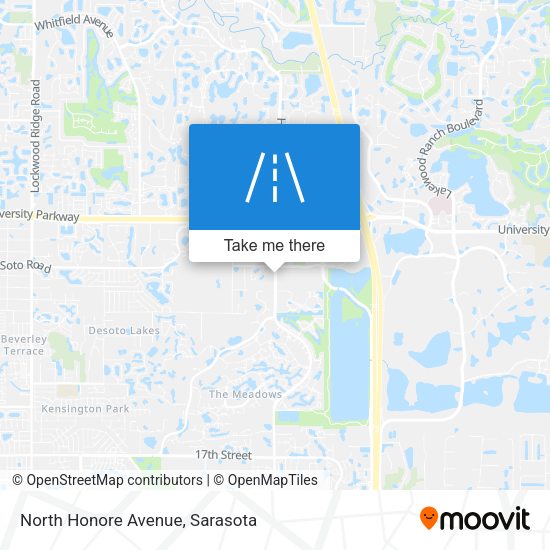 Mapa de North Honore Avenue