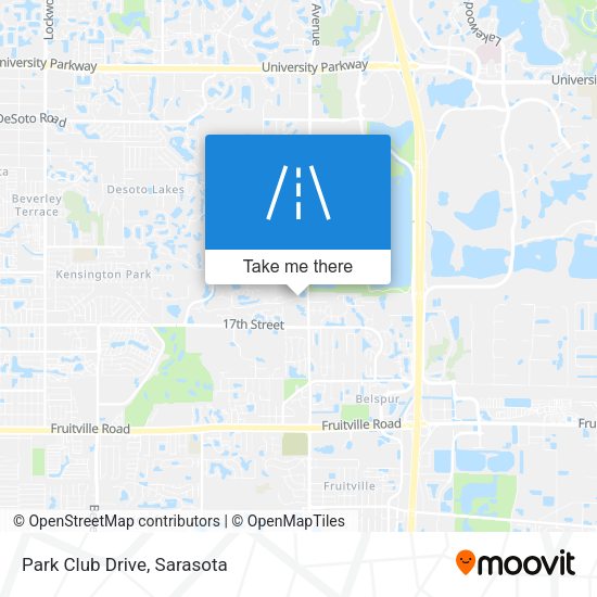 Mapa de Park Club Drive