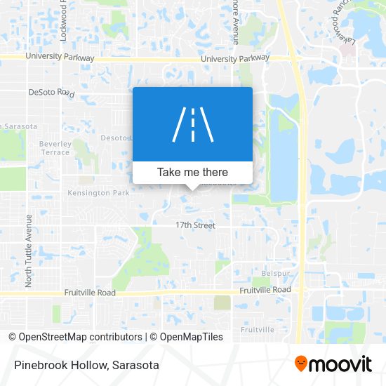 Mapa de Pinebrook Hollow