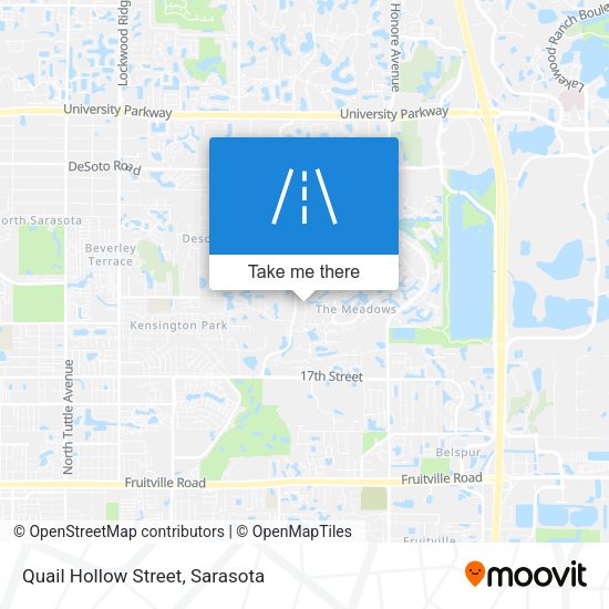 Quail Hollow Street map
