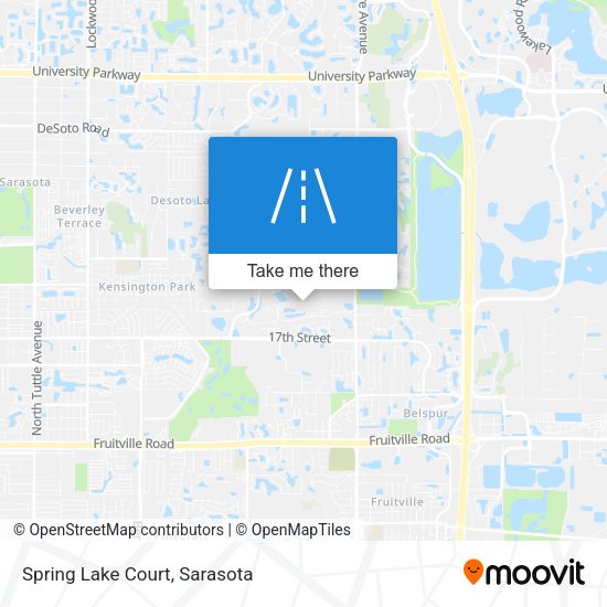Spring Lake Court map