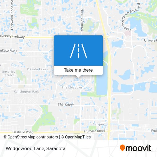 Mapa de Wedgewood Lane