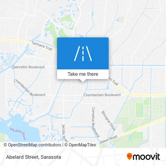 Abelard Street map