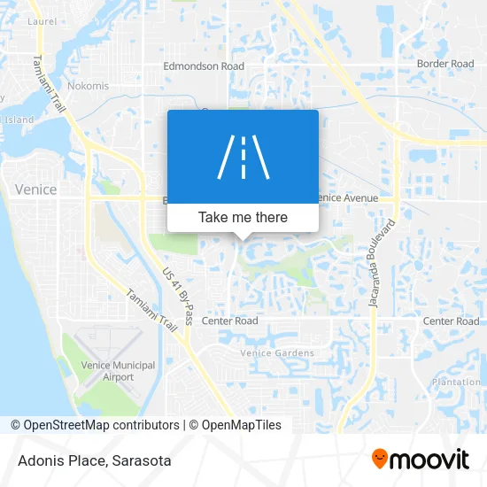 Adonis Place map