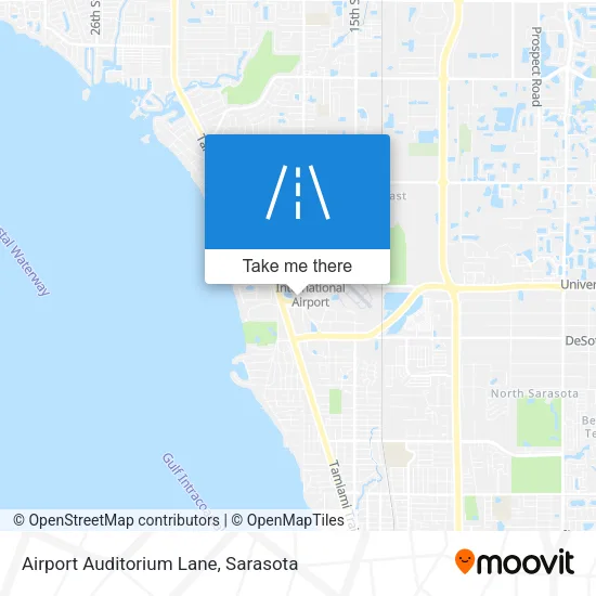 Airport Auditorium Lane map