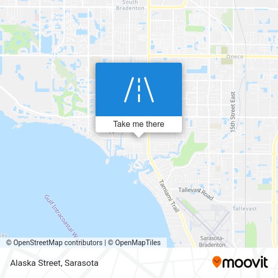 Mapa de Alaska Street