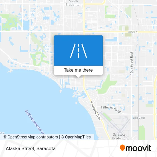 Alaska Street map