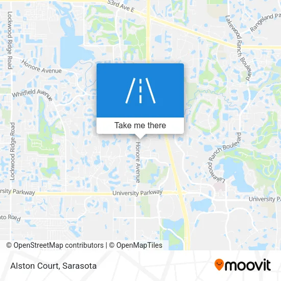Alston Court map