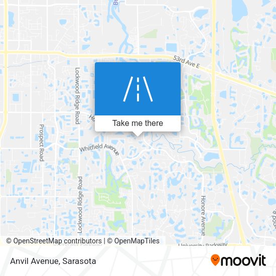 Mapa de Anvil Avenue