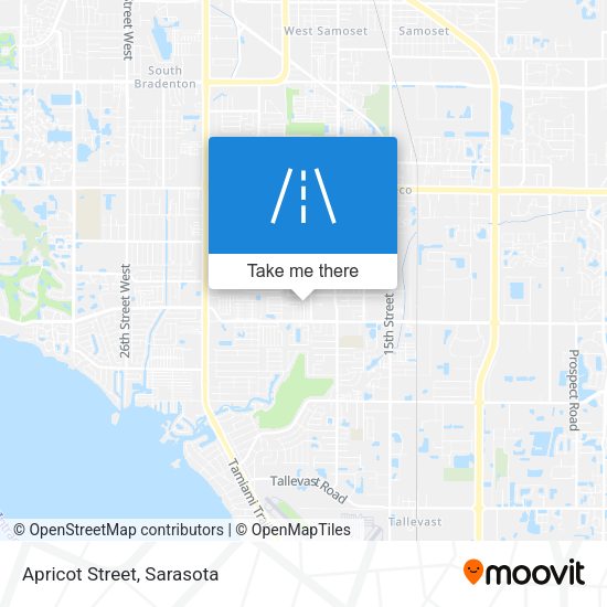 Mapa de Apricot Street