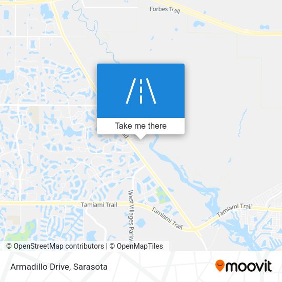 Armadillo Drive map