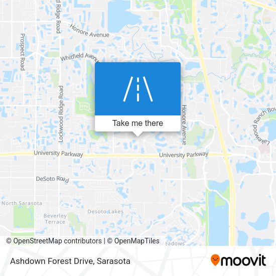 Mapa de Ashdown Forest Drive