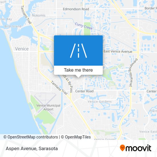 Mapa de Aspen Avenue