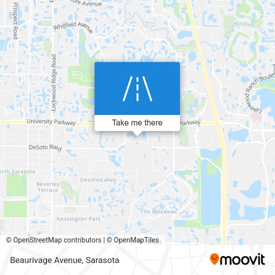 Beaurivage Avenue map