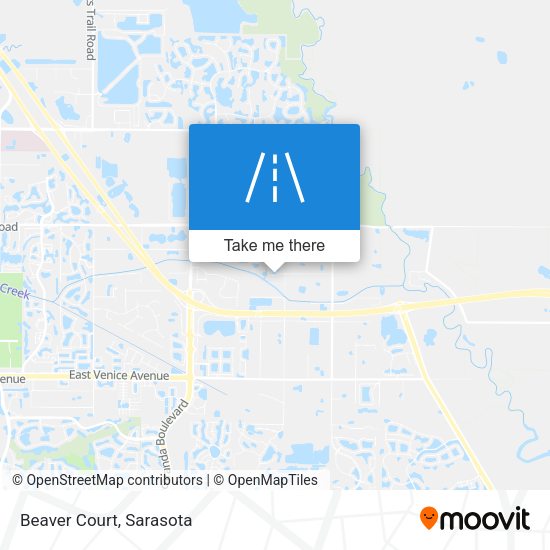 Mapa de Beaver Court