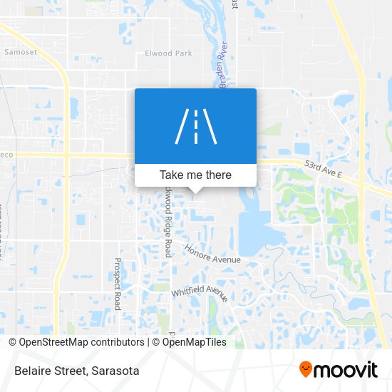 Mapa de Belaire Street