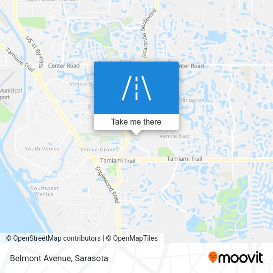 Mapa de Belmont Avenue
