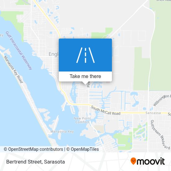 Mapa de Bertrend Street