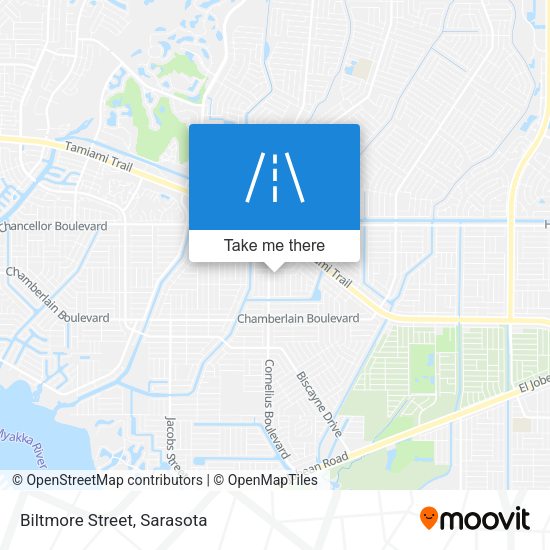 Mapa de Biltmore Street