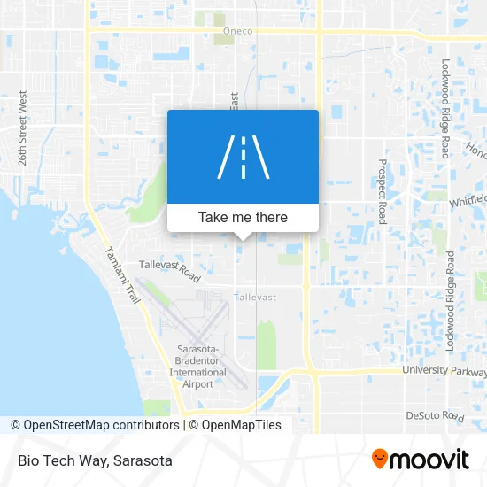Bio Tech Way map