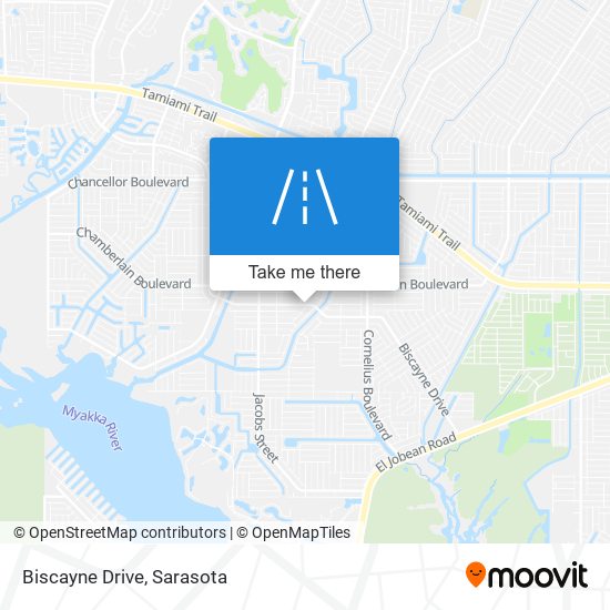 Biscayne Drive map