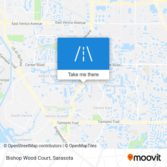 Bishop Wood Court map