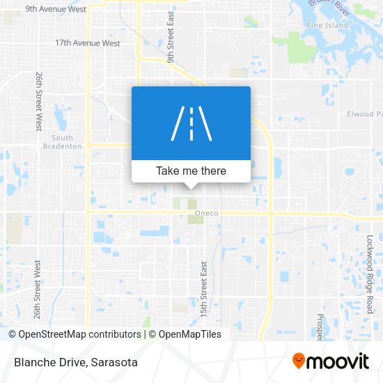 Mapa de Blanche Drive