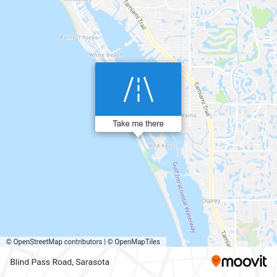 Mapa de Blind Pass Road