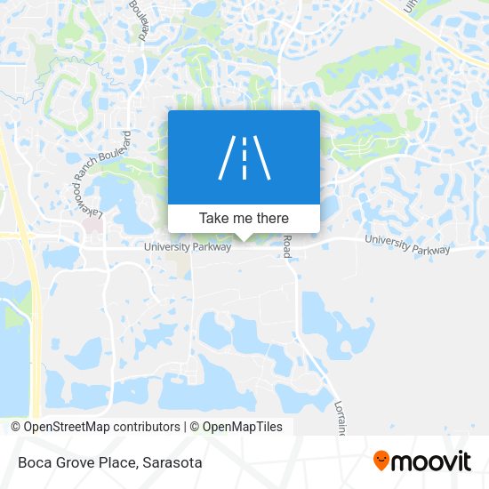 Mapa de Boca Grove Place