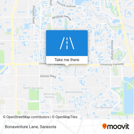 Mapa de Bonaventure Lane