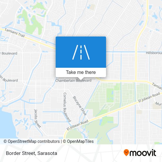 Mapa de Border Street