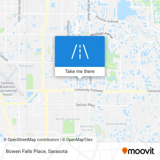 Mapa de Bowen Falls Place