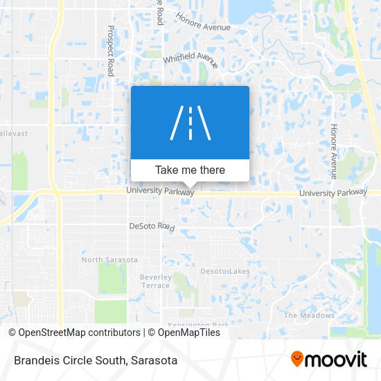 Brandeis Circle South map