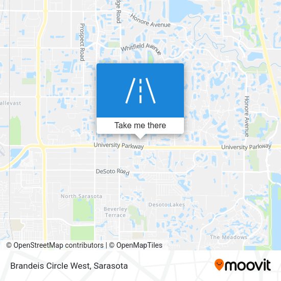 Mapa de Brandeis Circle West