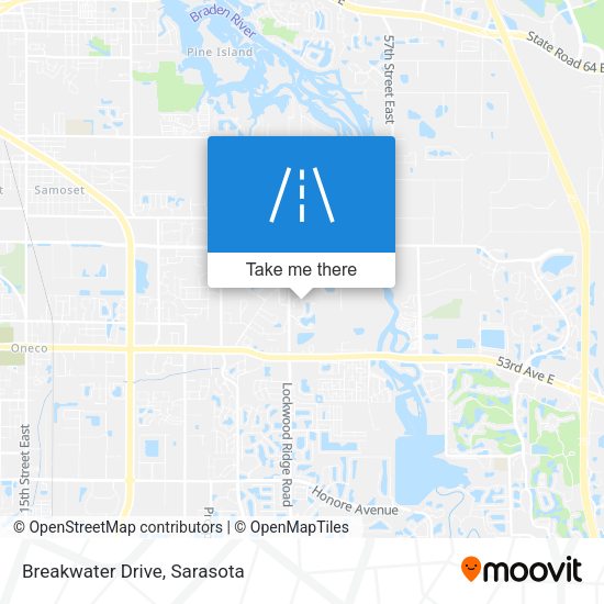 Mapa de Breakwater Drive