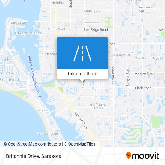 Mapa de Britannia Drive