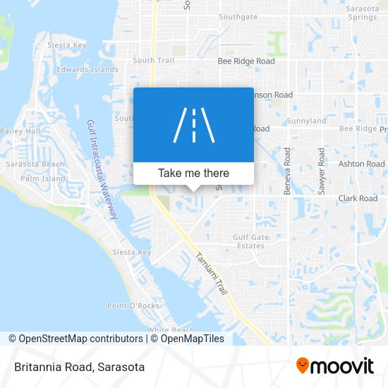 Mapa de Britannia Road