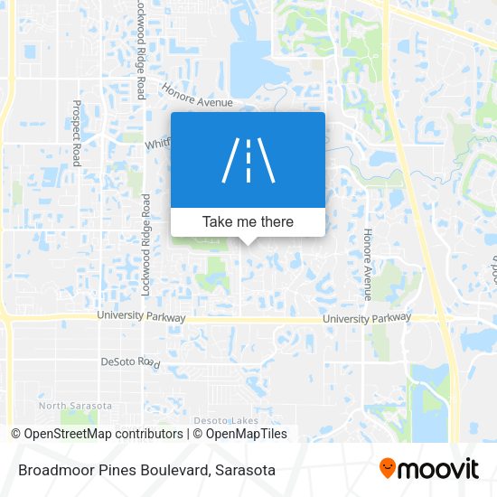 Mapa de Broadmoor Pines Boulevard