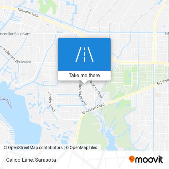 Mapa de Calico Lane