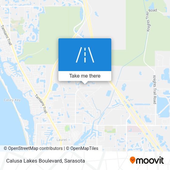 Mapa de Calusa Lakes Boulevard