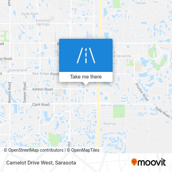Mapa de Camelot Drive West
